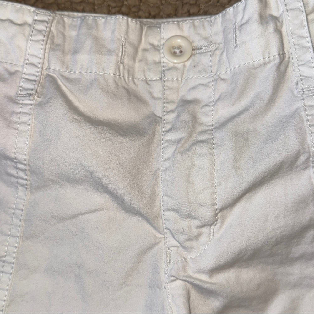 Charlotte Russe White Cargo Shorts, 90s Y2K Teen Juniors Sz 9​ - Picture 3 of 8